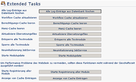 wd setup extended tasks